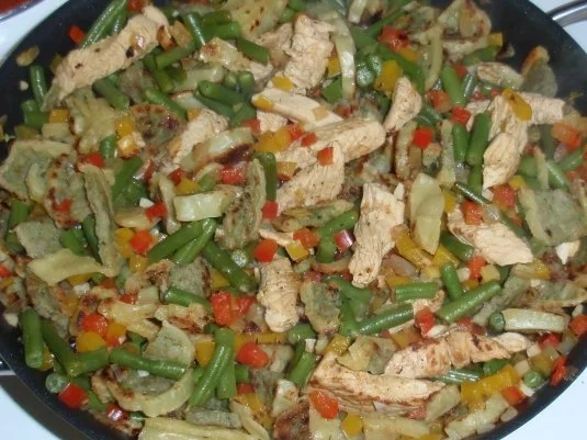 Herzhafte Maultaschen-Puten-Gemüse-Pfanne - Rezept - Bild Nr. 14