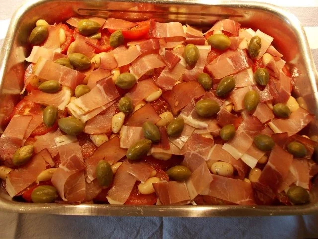 Tomatenauflauf mit Bohnen und Kapernäpfeln - Rezept - Bild Nr. 8