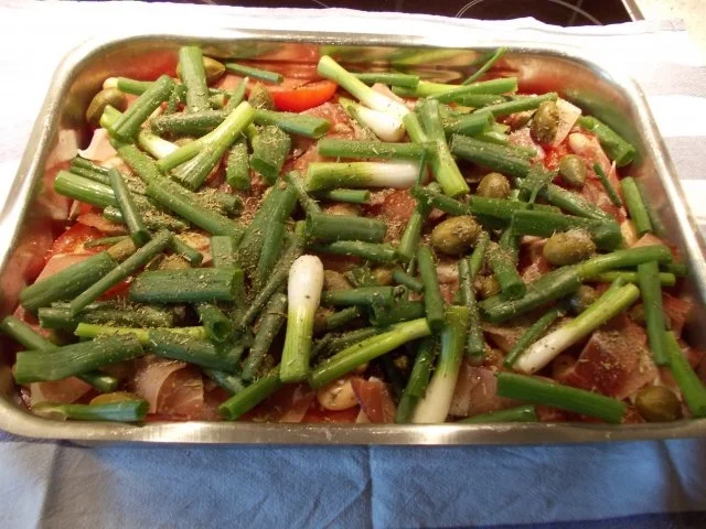 Tomatenauflauf mit Bohnen und Kapernäpfeln - Rezept - Bild Nr. 9