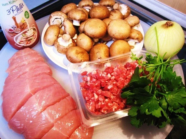 Braune Champignons in feinem Pfefferrahm ... - Rezept - Bild Nr. 2