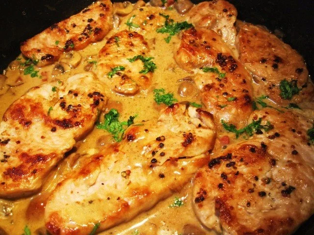 Braune Champignons in feinem Pfefferrahm ... - Rezept - Bild Nr. 6