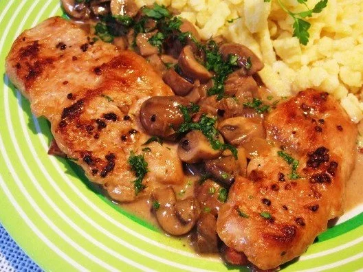 Braune Champignons in feinem Pfefferrahm ... - Rezept - Bild Nr. 7