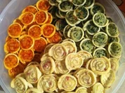 Blätterteig-Gebäck tricolori - Rezept