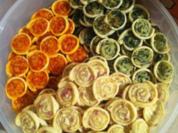 Rezept: Blätterteig-Gebäck tricolori Blätterteig-Gebäck tricolori - Rezept