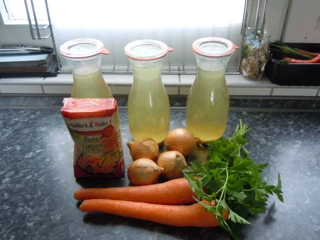 Brei aus roten Linsen - Rezept