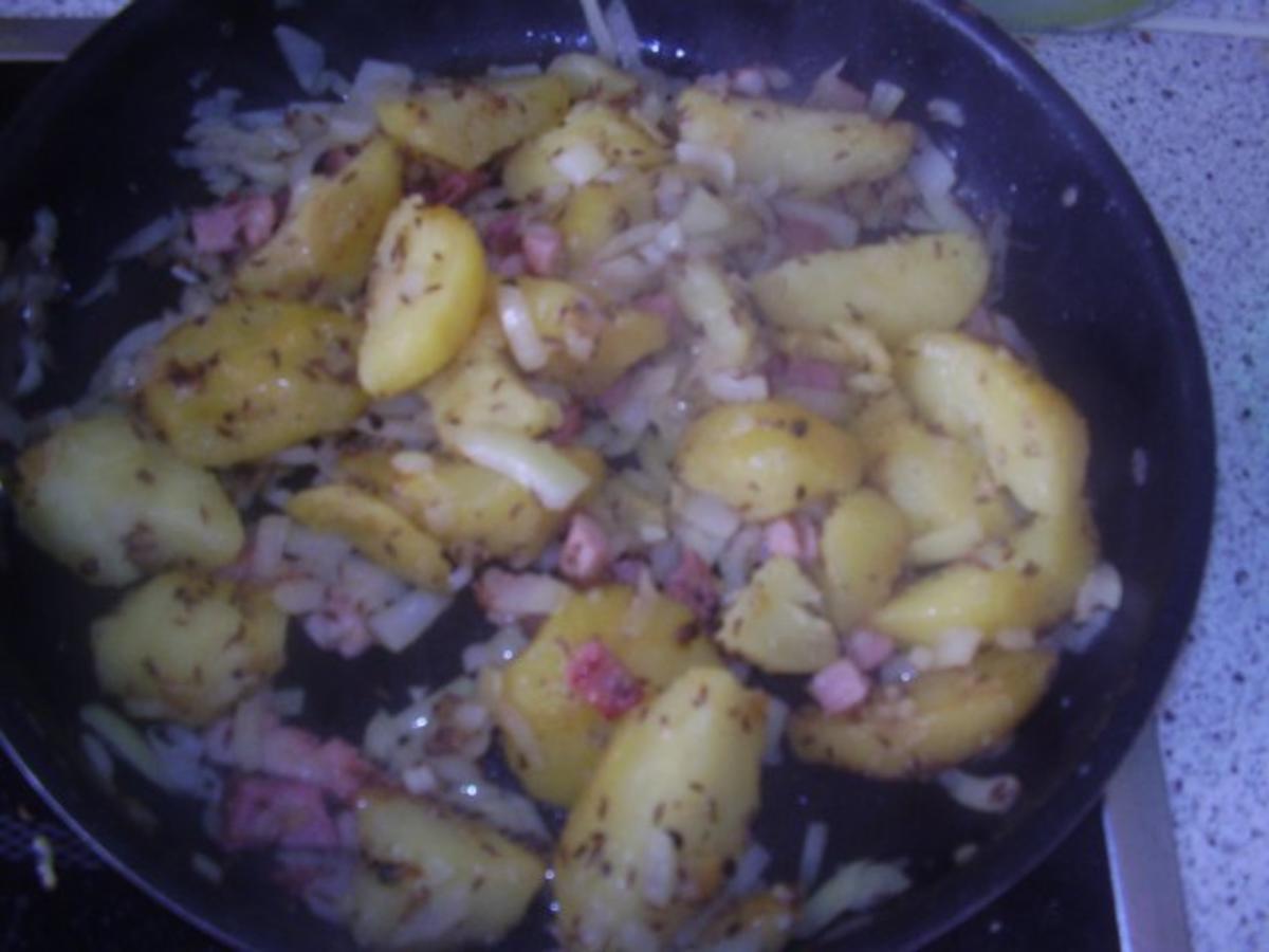 Hähnchenfilet ~ Kümmelkartoffeln ~ Sauerkrautsalat - Rezept - Bild Nr. 11