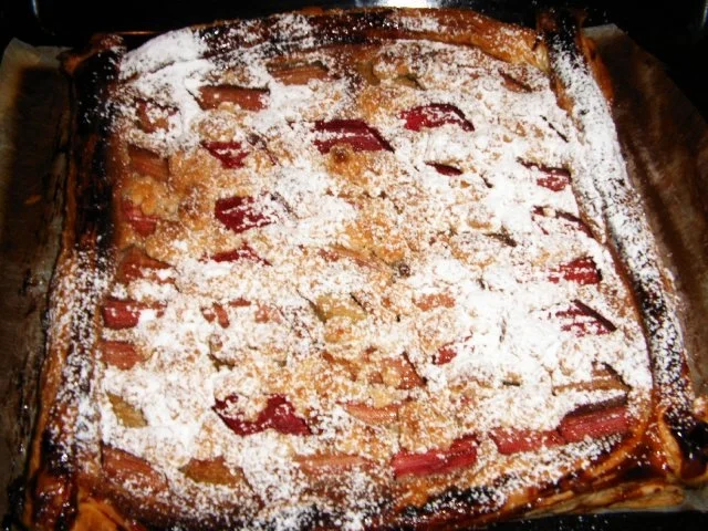 Rhabarber-Blätterteig - Rezept - Bild Nr. 8