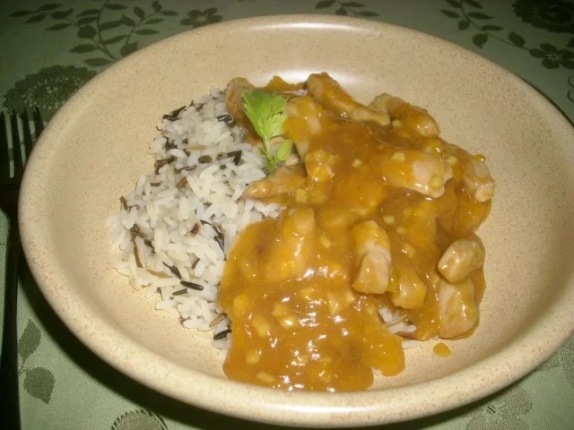 Schweinefleisch mit Mandarinen>> - Rezept