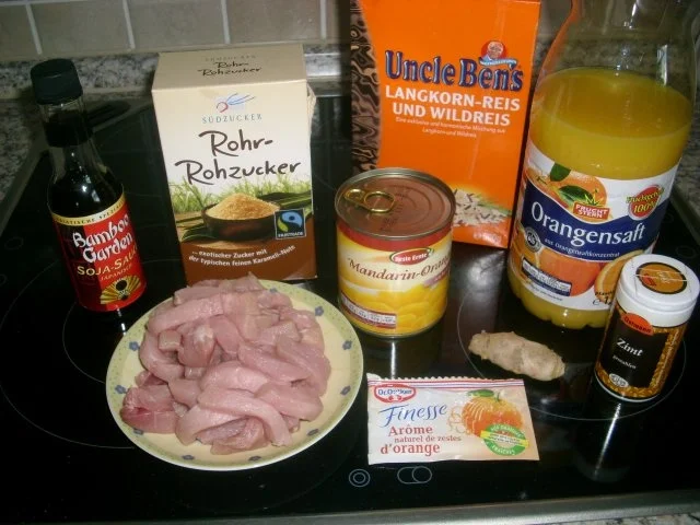 Schweinefleisch mit Mandarinen>> - Rezept - Bild Nr. 2