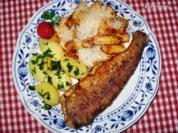 Spargel zu Brat-Forelle mediterran - Rezept