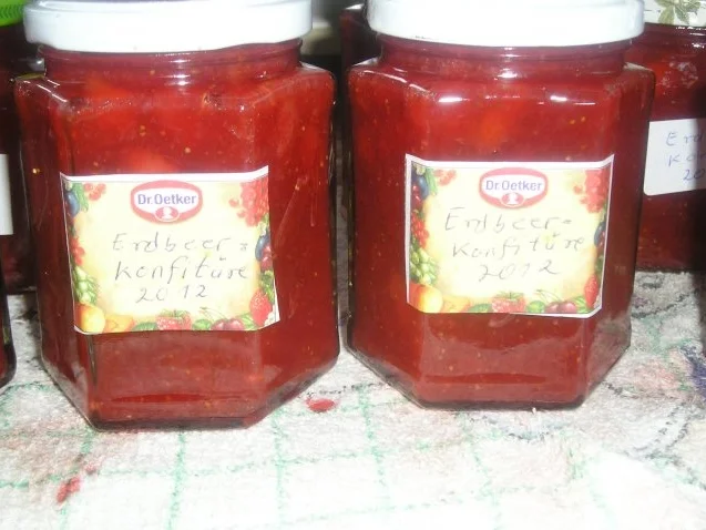 Erdbeer Konfitüre - Rezept
