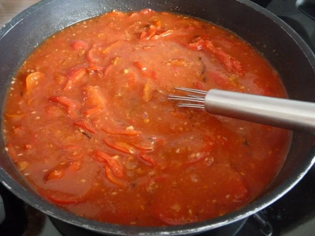 Pasta : Paprika - Tomaten - Lasagne - Rezept - Bild Nr. 7