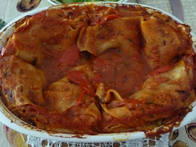 Pasta : Paprika - Tomaten - Lasagne - Rezept - Bild Nr. 14
