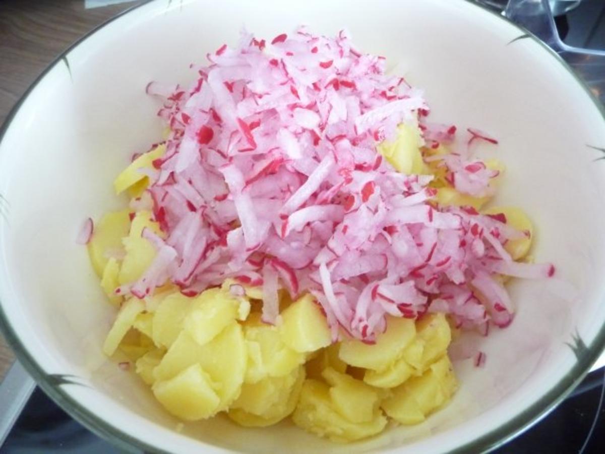 Salat : Kartoffel-Radieschen-Gurken-Salat - Rezept - Bild Nr. 5