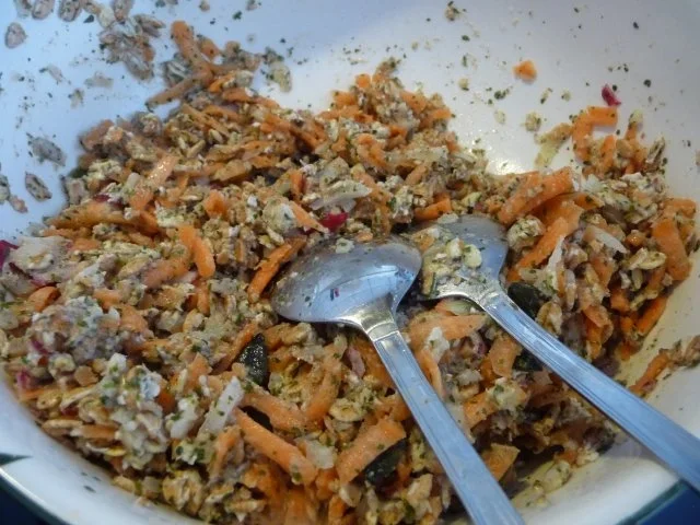 Fleischlos : Dinkel-Möhren-Bratlinge - Rezept - Bild Nr. 3