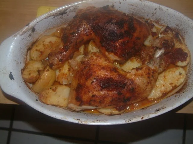 Rezept: Hähnchenschenkel auf Italia Ofenkartoffeln Bild Nr. 9 Hähnchenschenkel auf Italia Ofenkartoffeln - Rezept - Bild Nr. 9