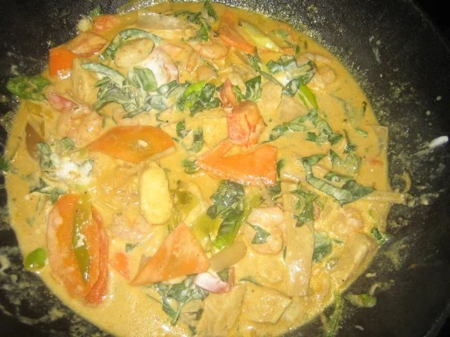 Rotes Fischcurry - Rezept