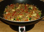 Rezept: schnelle Hackfleisch-Pfanne schnelle Hackfleisch-Pfanne - Rezept