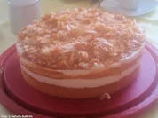 Mandel-Torte mit Aprikosen-Mascarpone-Creme - Rezept