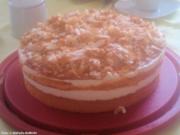 Mandel-Torte mit Aprikosen-Mascarpone-Creme - Rezept