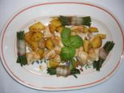 Kaninchenfilet mit Zutaten - Rezept