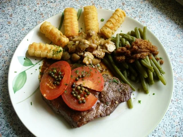 Rinderfilet mit Champignon und Grünen Bohnen - Rezept - Bild Nr. 16