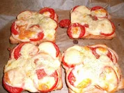 Tomate - Mozzarella Toast - Rezept