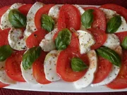 Tomate mit Mozarella ... - Rezept