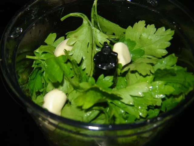 Rezept: Auberginen - Petersiliencreme Bild Nr. 5 Auberginen - Petersiliencreme - Rezept - Bild Nr. 5