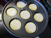 Rezept: Tomate Parmesan Poffertje Tomate Parmesan Poffertje - Rezept