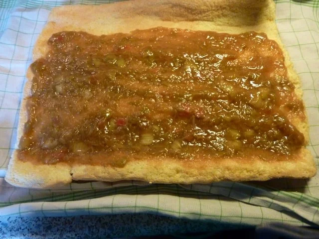 Rezept: Kuchen: Rhabarberbiskuitrolle Bild Nr. 4 Kuchen: Rhabarberbiskuitrolle - Rezept - Bild Nr. 4