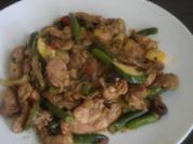 Puten geschnetzeltes mit Pfannengemüse - Rezept