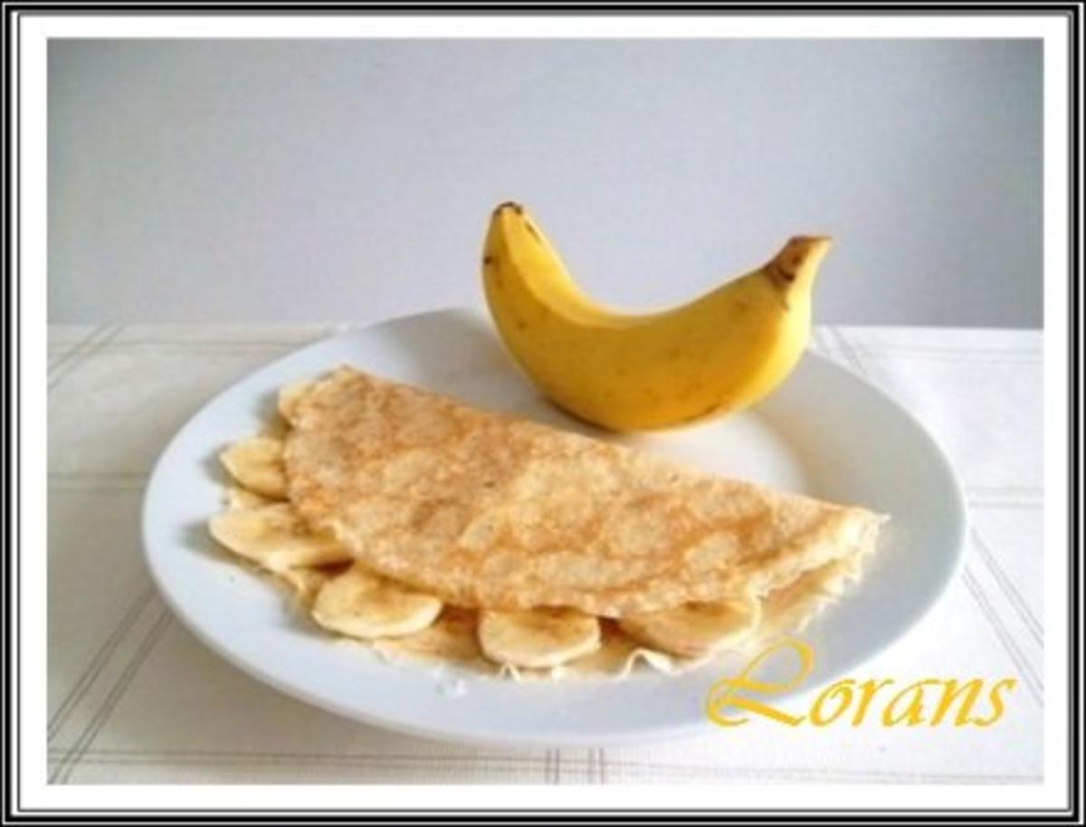 Crêpes mit Bananen und Vanillezucker - Rezept - Bild Nr. 8