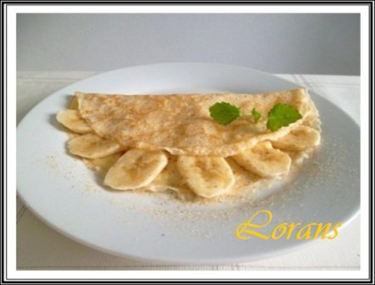 Crêpes mit Bananen und Vanillezucker - Rezept - Bild Nr. 9