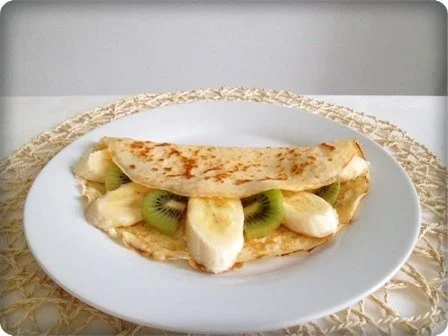 Rezept: Crêpes mit Kiwi und Banane Bild Nr. 12 Crêpes mit Kiwi und Banane - Rezept - Bild Nr. 12
