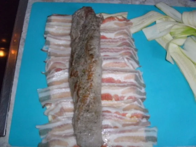Ummantelte Schweinefiletrolle - Rezept - Bild Nr. 8