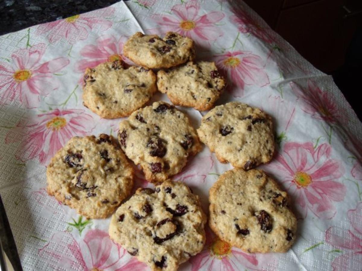 Cranberry-Kokos-Cookies - Rezept mit Bild - kochbar.de