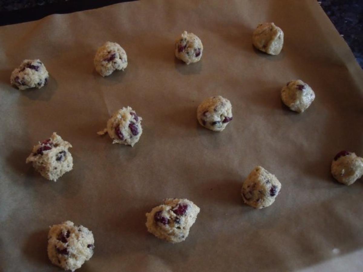 Cranberry-Kokos-Cookies - Rezept - Bild Nr. 2