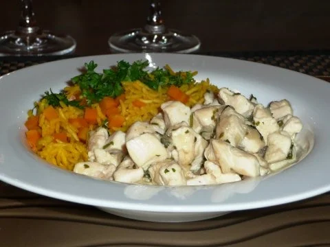 Putenbrust in Honig-Senfsoße mit Möhren-Basmatireis - Rezept - Bild Nr. 3