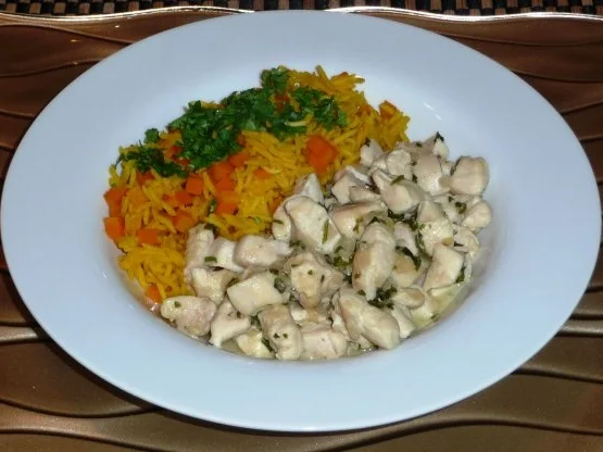 Putenbrust in Honig-Senfsoße mit Möhren-Basmatireis - Rezept - Bild Nr. 4