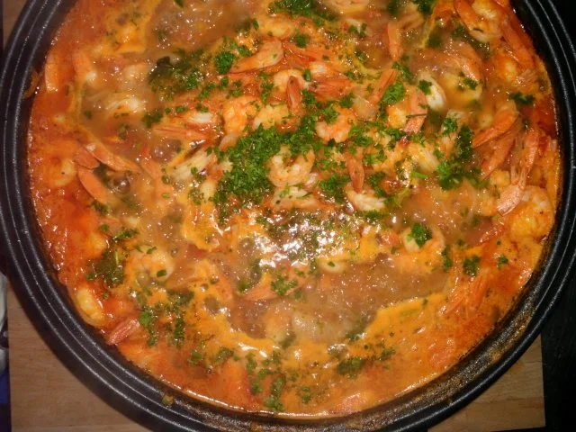 Pikante Garnelenpfanne - Rezept