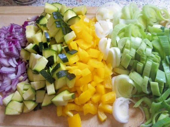 Mediterrane Gemüse-Lachs-Lasagne - Rezept - Bild Nr. 3