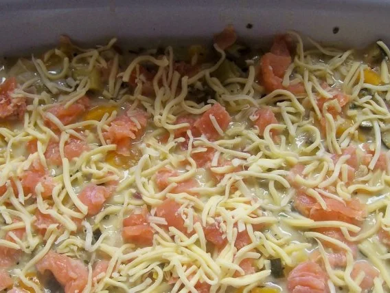 Mediterrane Gemüse-Lachs-Lasagne - Rezept - Bild Nr. 9