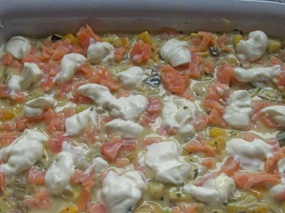 Mediterrane Gemüse-Lachs-Lasagne - Rezept - Bild Nr. 10