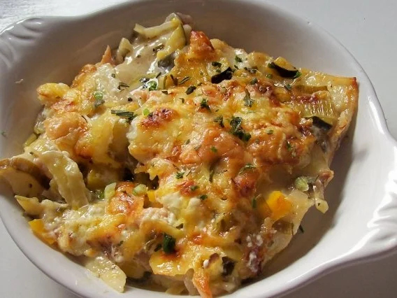 Mediterrane Gemüse-Lachs-Lasagne - Rezept - Bild Nr. 14