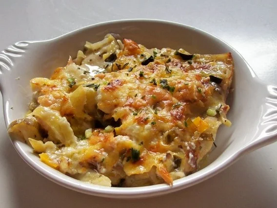 Mediterrane Gemüse-Lachs-Lasagne - Rezept - Bild Nr. 15
