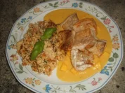 Fisch: Fisch-Nuggets in Mangosoße - Rezept