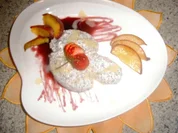 Mohn-Marzipan-Quark-Nocken - Rezept