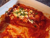 Ofen-Hähnchenfilets mit Ajwar - Rezept