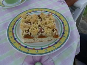 Aprikosen- Streuselkuchen - Rezept
